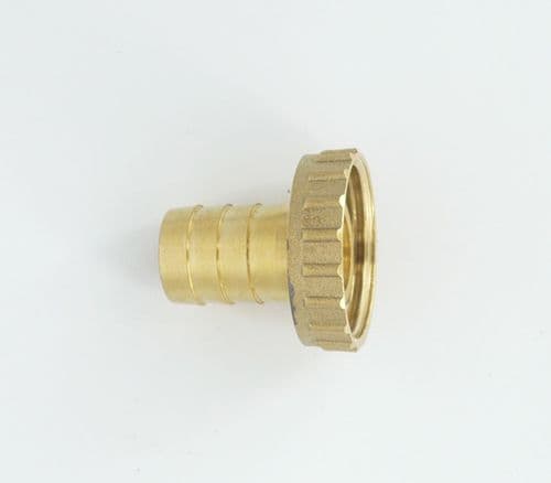 Brass Tap Connectors. 1/2" Hose Tail to 3/4" BSP Female Thread. (Multi Packs)