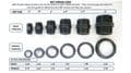 Hose Tail Connector. Barbed to FEMALE BSP Thread.  Available in 6 sizes
