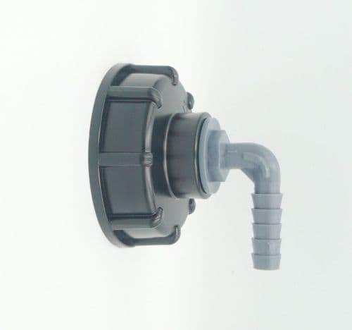 IBC Adapter (2" - S60-60mm) to 1/2" (13mm) Angled Hose Tail