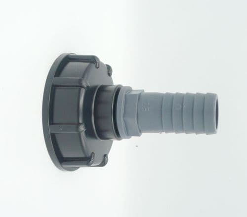 IBC Adapter (2" - S60 - 60mm) to 1" (25mm) Hose Tail