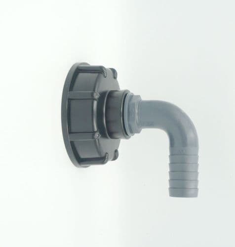 IBC Adapter (2" - S60-60mm) to 3/4" (20mm) Angled Hose Tail