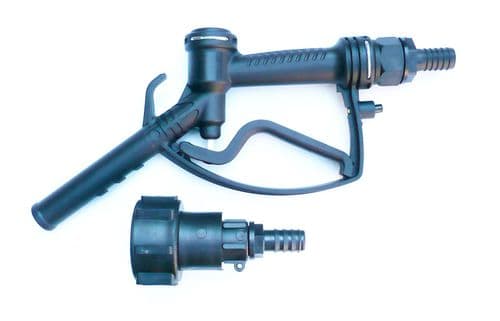 IBC DELUXE DELIVERY NOZZLE KIT Fuel / Oil / Water. 3/4" or 1" Hose attachment