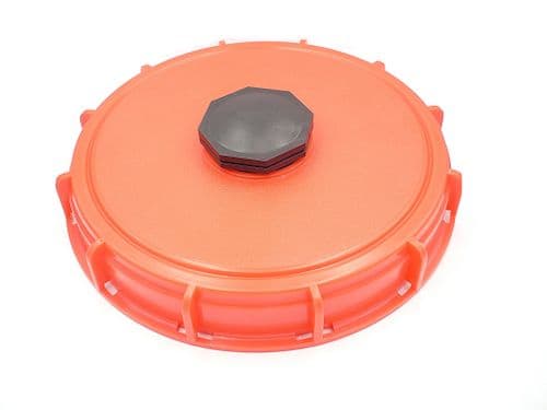 IBC TANK TOP FILL CAP / LID (9" COARSE THREAD) WITH 2" BSP CENTRE THREAD & PLUG