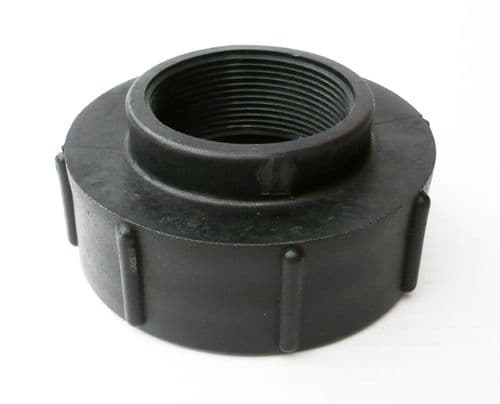 IBC Thread Adapter. S100X8 Coarse Female Thread To 2" BSP Fine FemaleThread