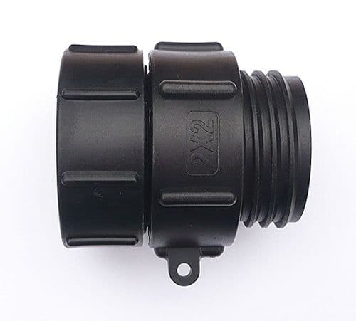 IBC Thread Adapter. S60X6 Coarse Female Thread To S60X6 Coarse Male Thread