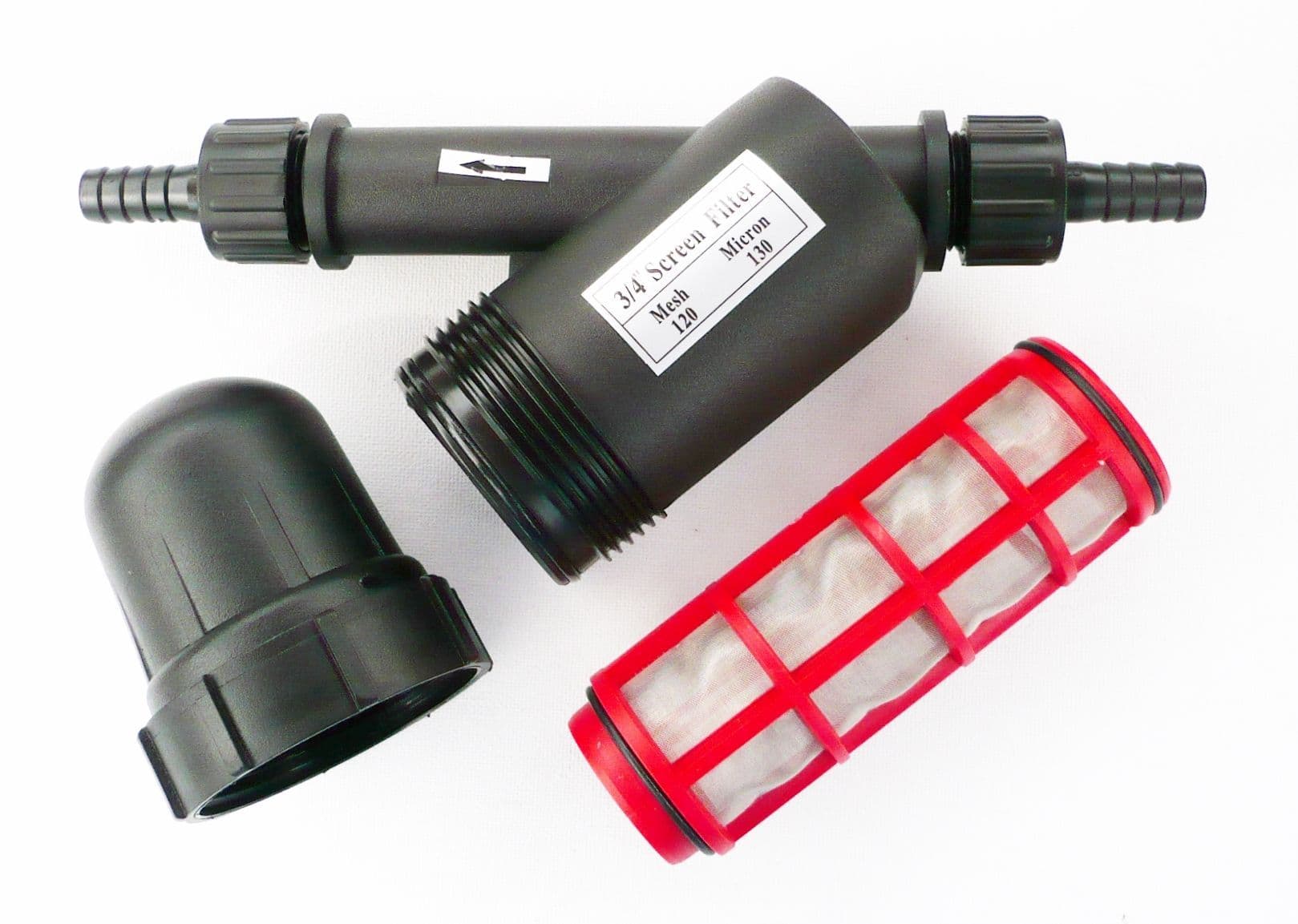 Farm & Field Hardware In-Line Bottle Type Water Filter. 120 Mesh. 130