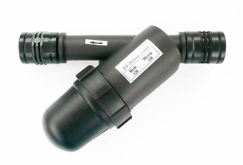 In-Line Bottle Type Water Filter. 120 Mesh. 130 Micron.3/4" BSP Female Threads