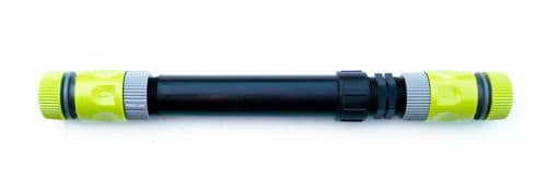 In line Water Filter to 1/2" snap On Connectors c/w female hose connectors