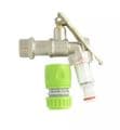 LOCKABLE Plated Brass Lever Tap.  1/2