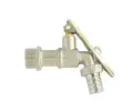 LOCKABLE Plated Brass Lever Tap.  3/4