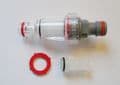 Mini In Line Water Filter to 1/2" Male Snap On Connectors