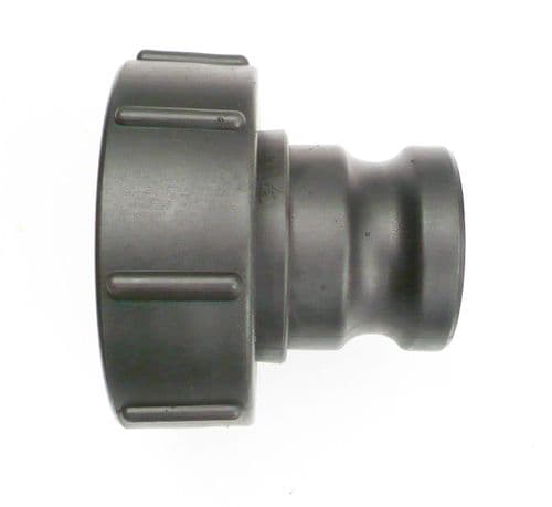 PART A. IBC CAMLOCK ADAPTER. S100X8 4" COARSE THREAD TO 2" MALE CAMLOCK