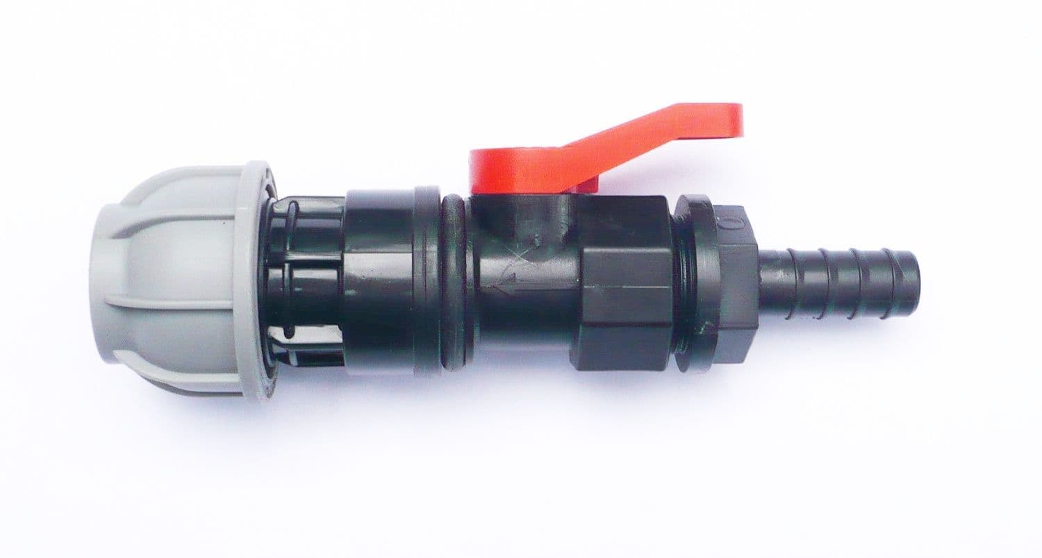 PIPE JOINER Joins MDPE/Alkathene Solid Pipe to Flexible Hose Pipe With