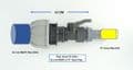 PIPE JOINER. Joins MDPE/Alkathene Solid Pipe to Flexible Hose Pipe. With On / Off Valve