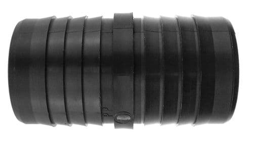 Polypropylene Barbed Hose Joiner / Connector. For 2" (I D) Hose.