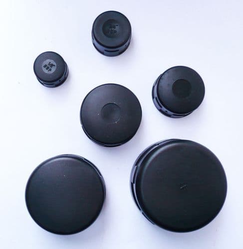 PP Threaded End Caps. BSP Fine Thread.