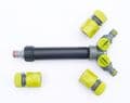 Snap On 3 Way Hose Splitter(inc valves) & WATER FILTER +3 Female Hose Connectors