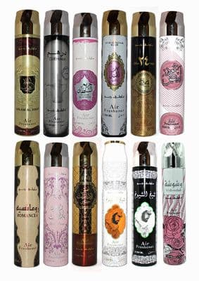 Air Freshener / Islamic Arabic Room Spray Set of 3 MIX range