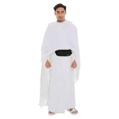 Anti-Theft Waist Bag And Ihram Belt for Men | Black