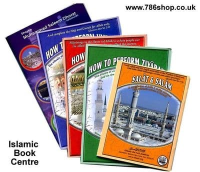 Collection of 5 Booklets on Hajj, Umrah, Ziyarah By: Saleem Dhorat ( NEW )