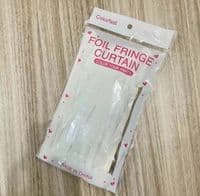 Green Foil Curtains ( 1m x 2m drop ) Maild mubarak decoration