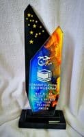 Islamic Hajj Mubarak Gift ( Crystal ) stands Muslim Return Home