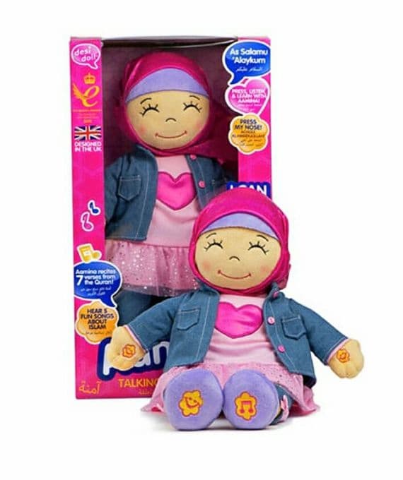 Islamic Muslim dolls with Light Speaking new Aamina Muslim desi doll
