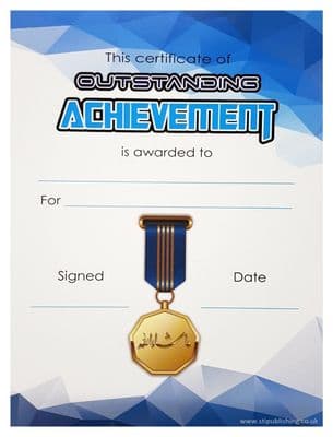 Islamic reward Certificates A5 size ( Outstanding Achievement ) x 10 Colour NEW