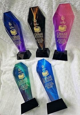 Islamic umrah Mubarak Gift ( Crystal ) New stands islam Muslim / kaba & madina B