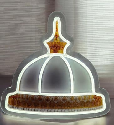 light frame for milad ( Ajmer Sharif Dargah ) Neon Window Wall tomb of the saint