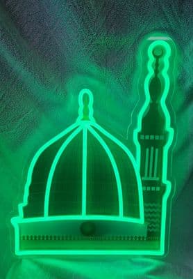 Madina paak dome ( Super Bight ) Milad / Milaad lights ISLAMIC DECORATION