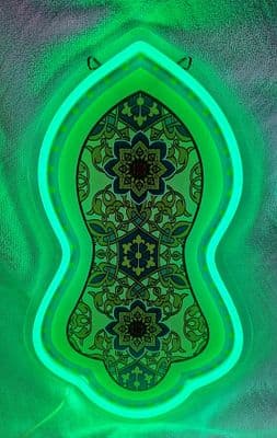 Nakah Nalain paak small ( Super Bight ) Milad / Milaad lights ISLAMIC DECORATION