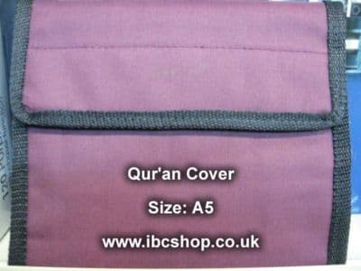 Quran Cover Size: A5  ( Brand New )