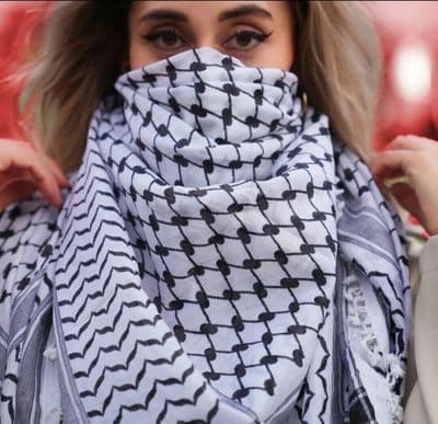 Shemagh Keffiyeh Arab ScarfPalestine Style Keffiyeh HeadNeck Scarf Unisex x 1 - 135072357546