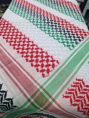 Shemagh Keffiyeh Arab ScarfPalestine Style Keffiyeh HeadNeck Scarf Unisex x 1 - 135072355669