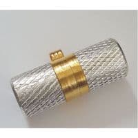 Silver Tube Taweez Case, Tawiz Locket pendent, Amulet, Necklace safe Metal NEW