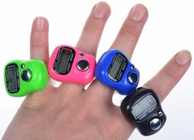 Tasbeeh Counter Finger Ring Electronic Digital Tasbeeh Tasbih Tally Counter Timer Beads for Islam