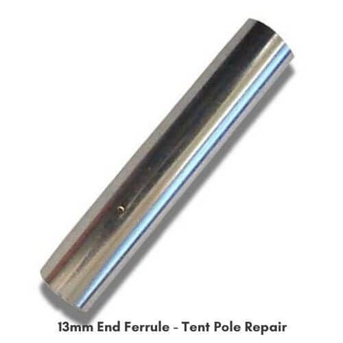 13mm Metal End Ferrule - Tent Pole Repair