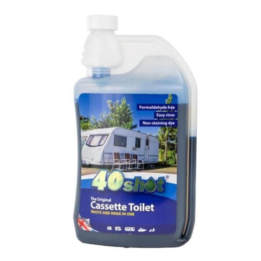 40 Shot Blue Cassette Toilet Fluid - All in One