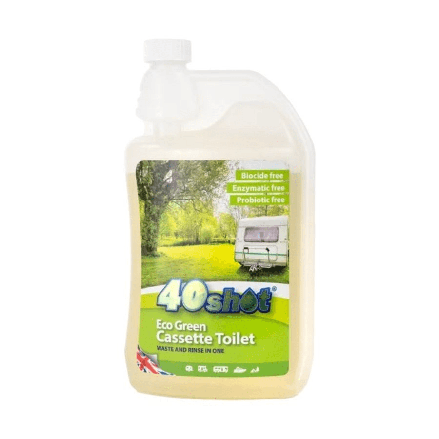 40 Shot Green ECO Cassette Toilet Fluid - All in One