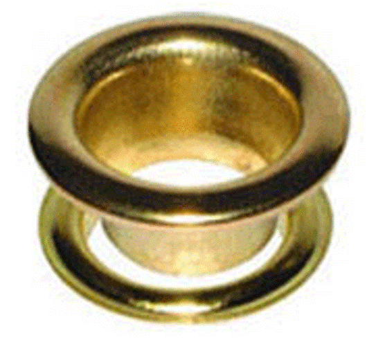 Brass Eyelets 3/8" (9.5mm) Pack of 20
