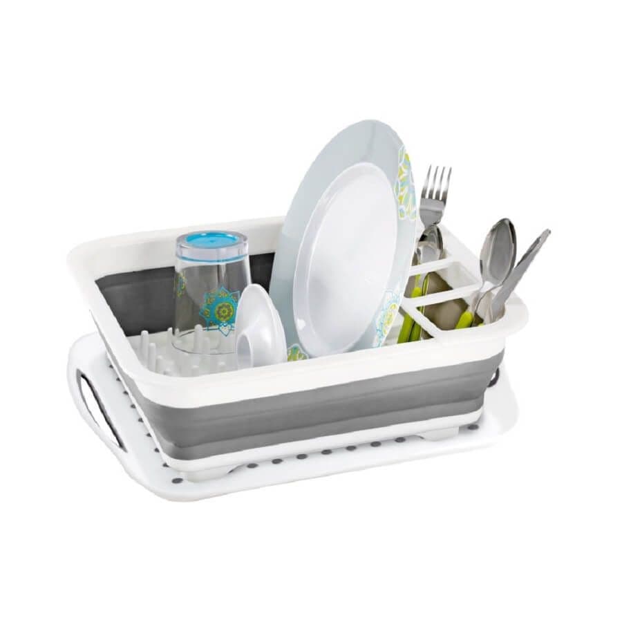 Brunner Dropper Fold Away Dish Drainer & Tray