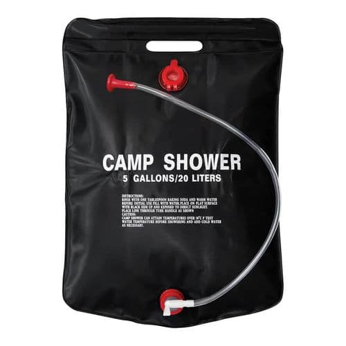 Camping Solar Heated Shower 20l