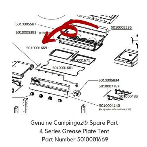 Campingaz® 4 Series Grease Plate Tent (5010001669)