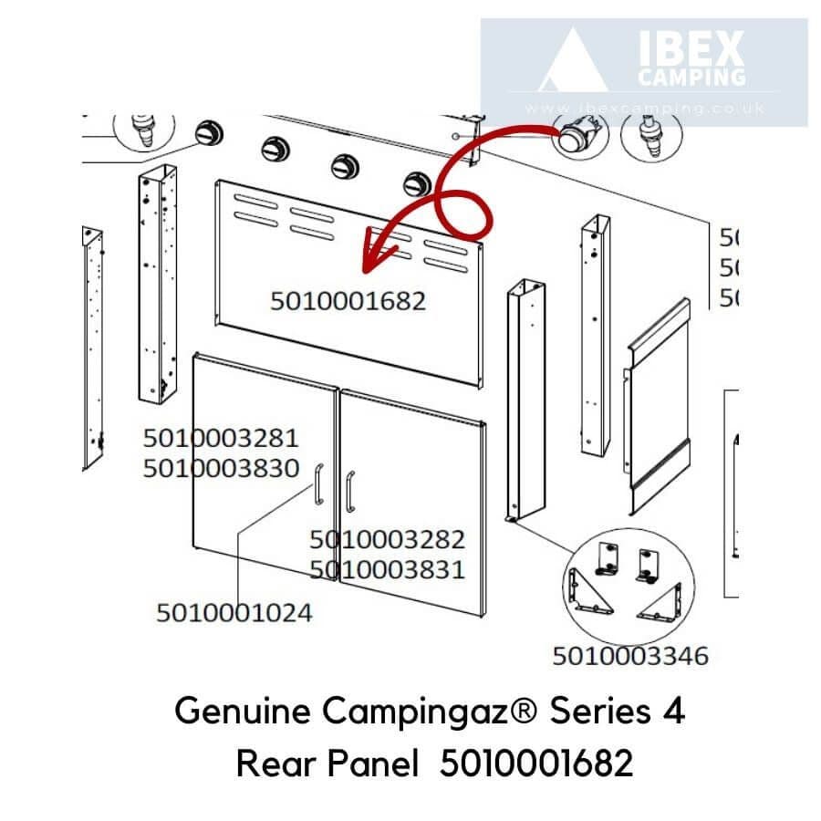 Campingaz® 4 Series Rear Panel (5010001682)