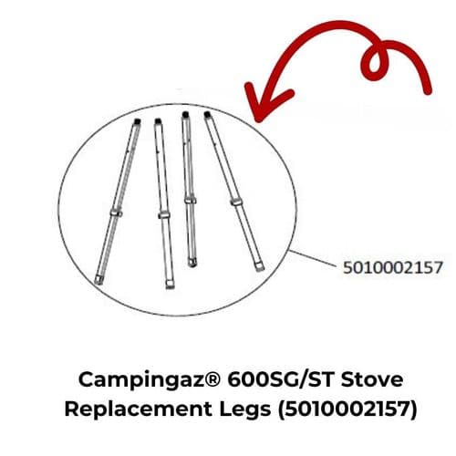 Campingaz® 600SG/ST Stove Replacement Legs (5010002157)