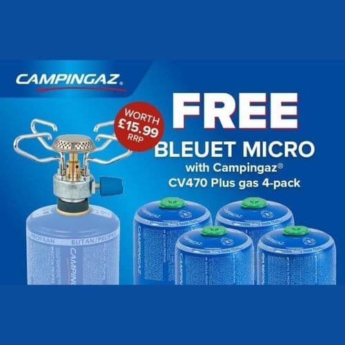 Campingaz® Bleuet® Micro Plus Stove & Free Gas