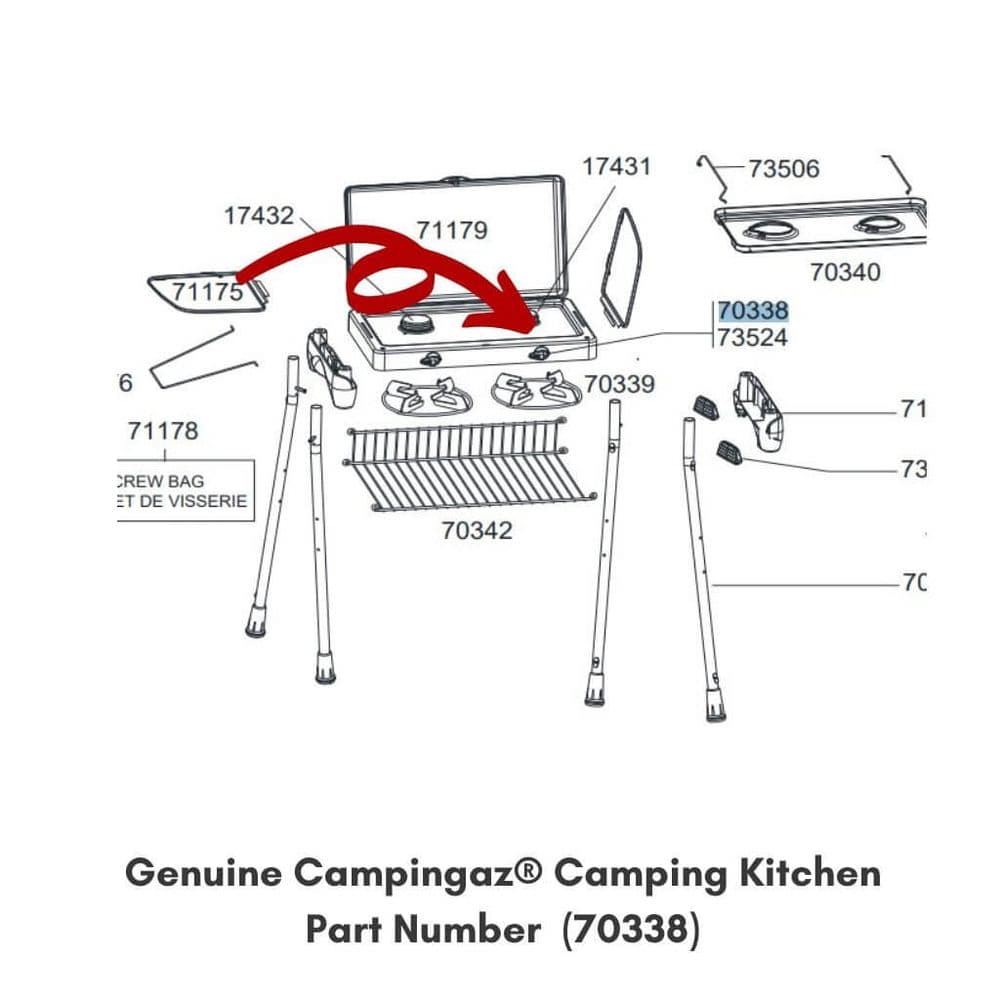 Campingaz® Camping Kitchen Knob (70338)