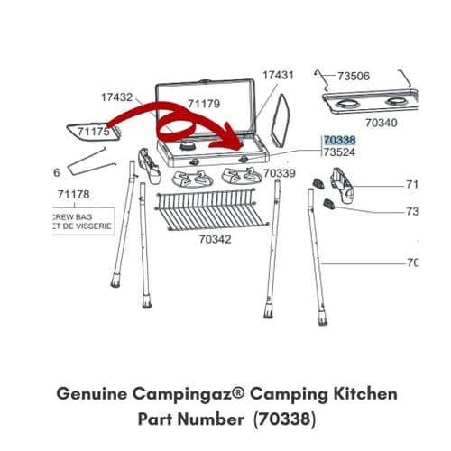 Campingaz® Camping Kitchen Knob (70338)