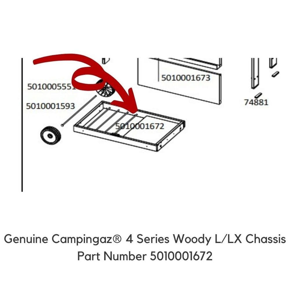 Campingaz® Chassis 4 series L/LX Woody 5010001672